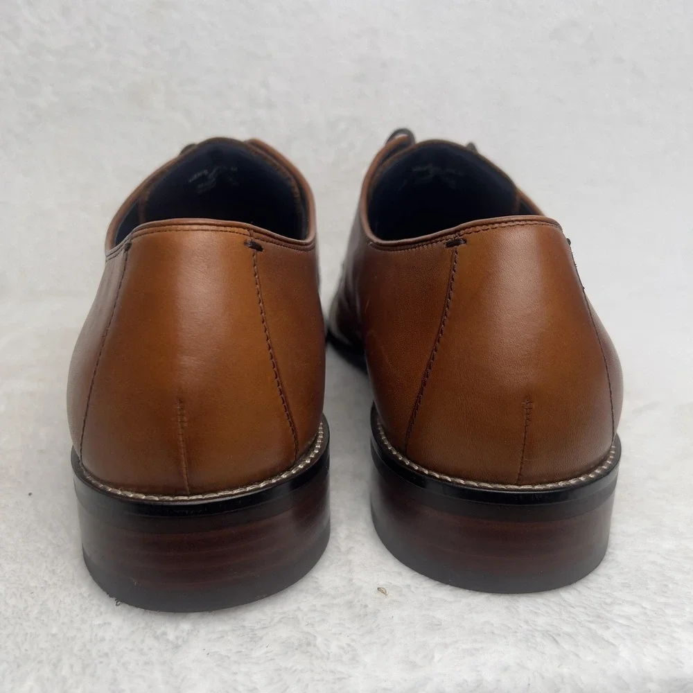 Cole Haan Shoes Mens 11.5 Brown Leather Cap Toe Derby Dress Oxfords C11632